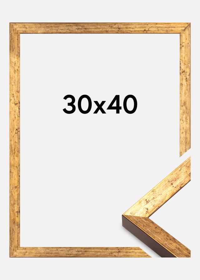 Cornice Dune Acrilico Oro 30x40 cm