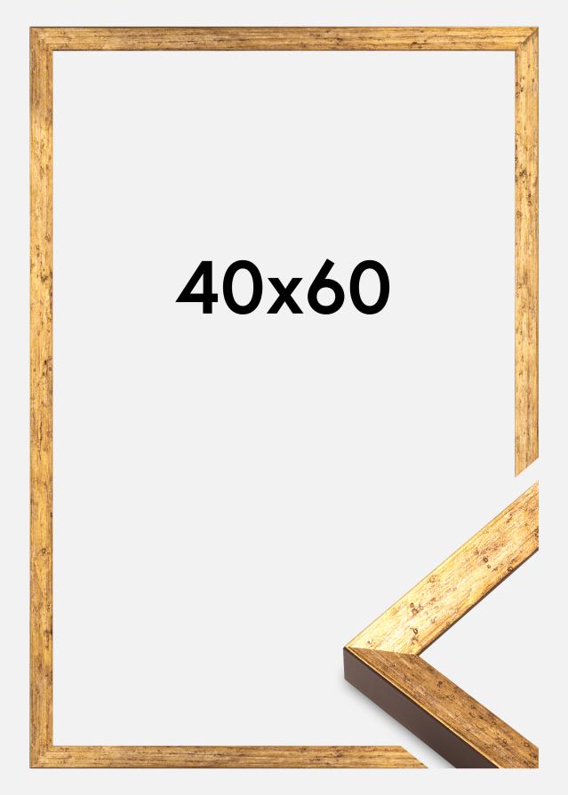 Cornice Dune Vetro Acrilico Oro 40x60 cm