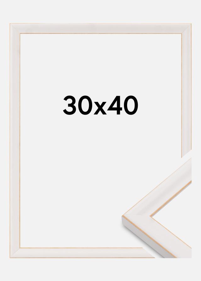 Cornice Marie Claire Vetro Acrilico Bianco 30x40 cm