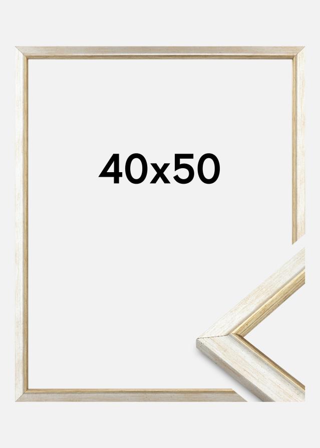 Cornice Marisa Acrilico Argento 40x50 cm