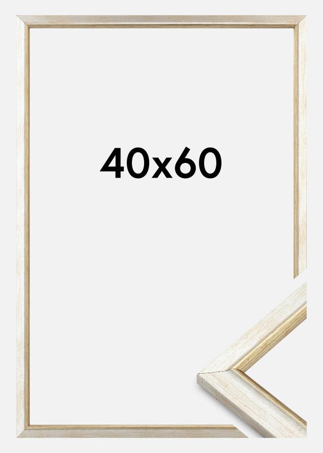 Cornice Marisa Acrilico Argento 40x60 cm