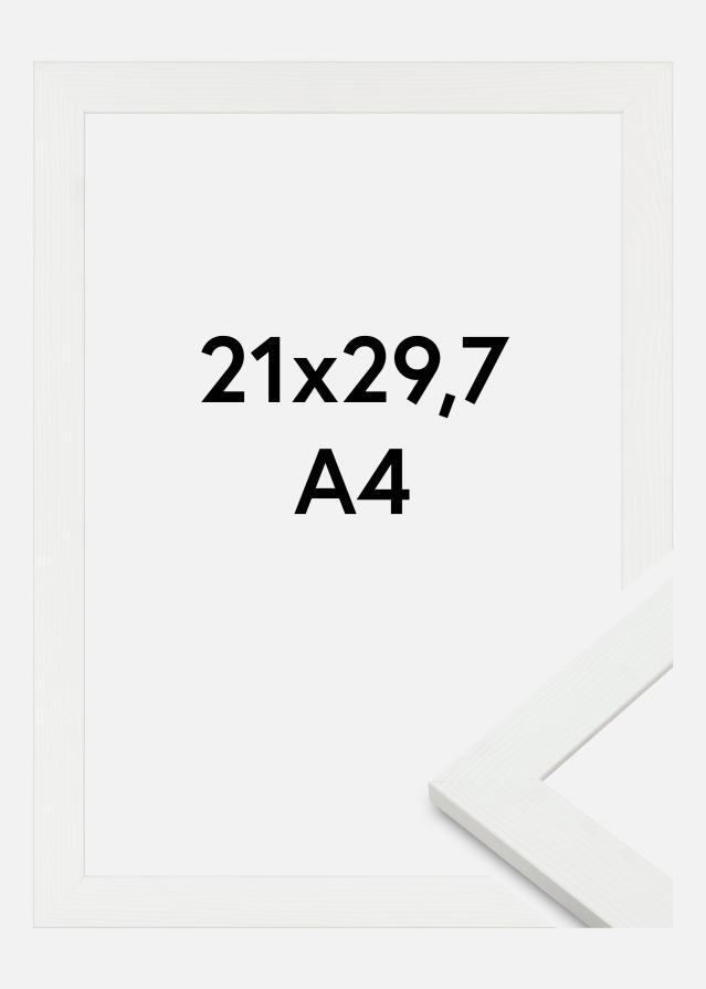 Cornice Sandra Acrilico Bianco 21x29,7 cm (A4)