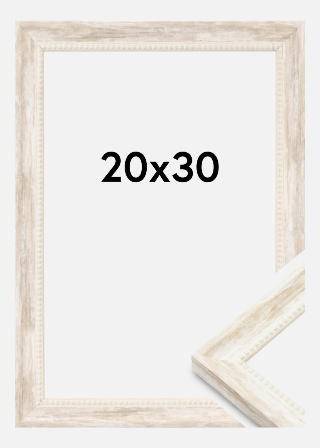 Cornice Soledad Vetro Acrilico Bianco 20x30 cm