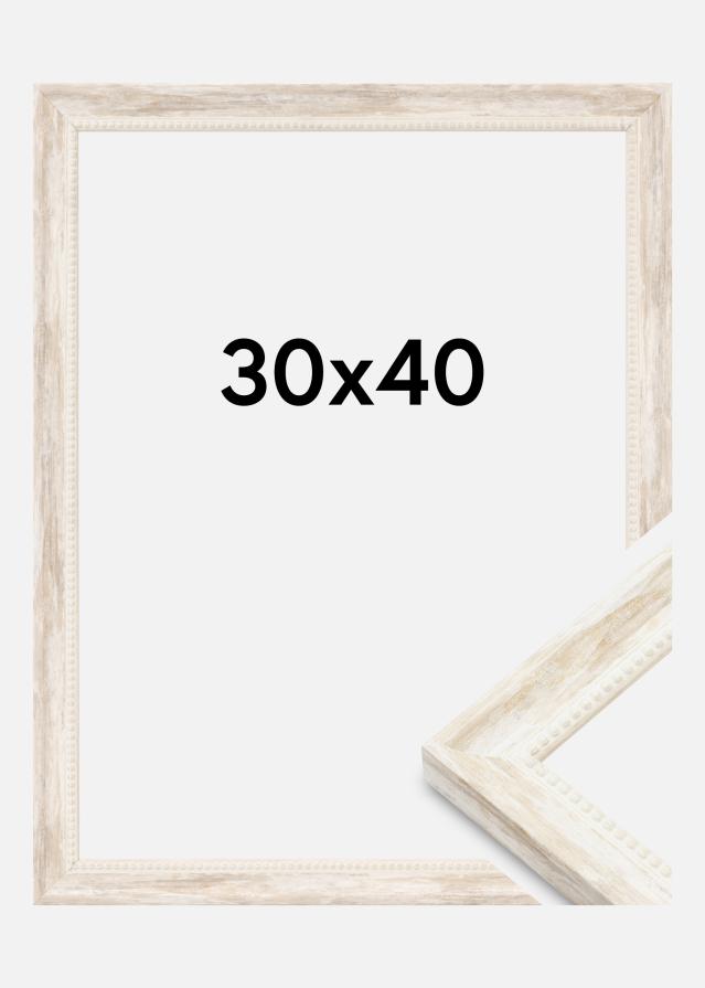 Cornice Soledad Acrilico Bianco 30x40 cm