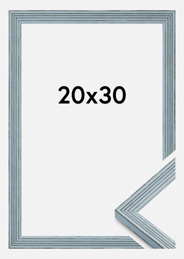 Cornice Tosca Vetro Acrilico Blu 20x30 cm