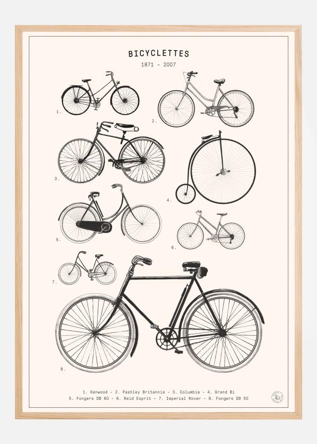 Bicyclettes Poster