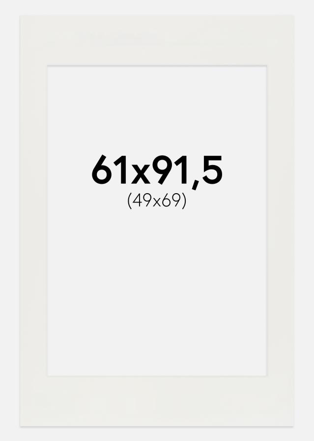 Passe-partout Bianco 3 mm (Bordo interno bianco) 61x91,5 cm (49x69)