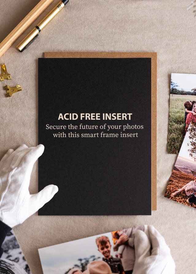 Fondo per cornice nero privo di acidi - 13x18 cm