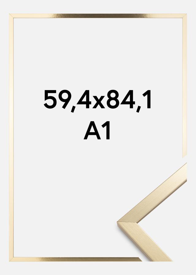 Cornice Trendy Vetro Acrilico Oro 59,4x84,1 cm (A1)