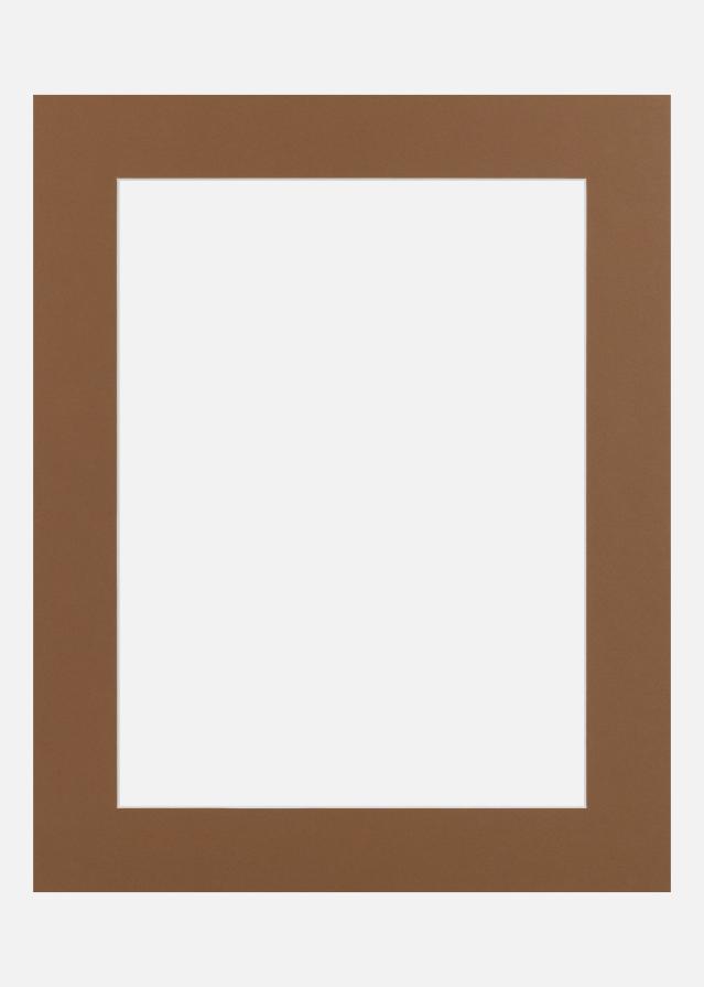Passe-partout Brown Sugar (Bordo interno bianco) 15x20 cm (9x14)