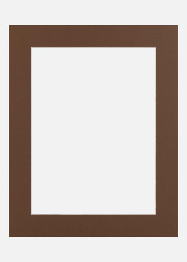 Passe-partout Milk Chocolate (Bordo interno bianco) 24x30 cm (17x23)
