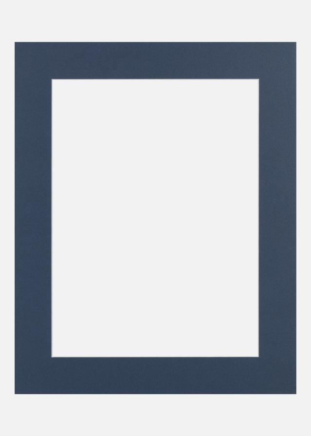 Passe-partout Blue Moon (Bordo interno bianco) 40x50 cm (28,7x41 - A3)