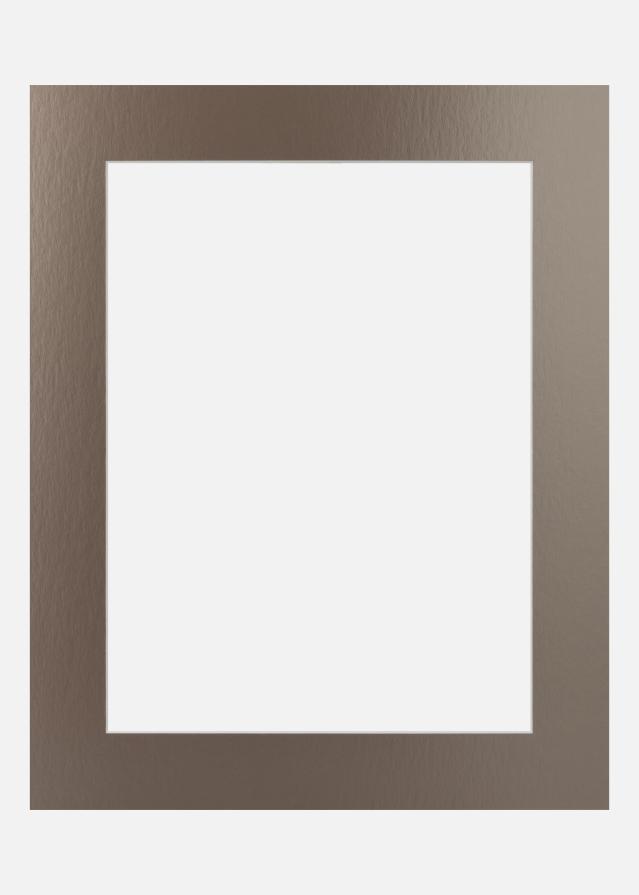 Passe-partout Rose Platinum Metal (Bordo interno bianco) 40x50 cm (29x39)