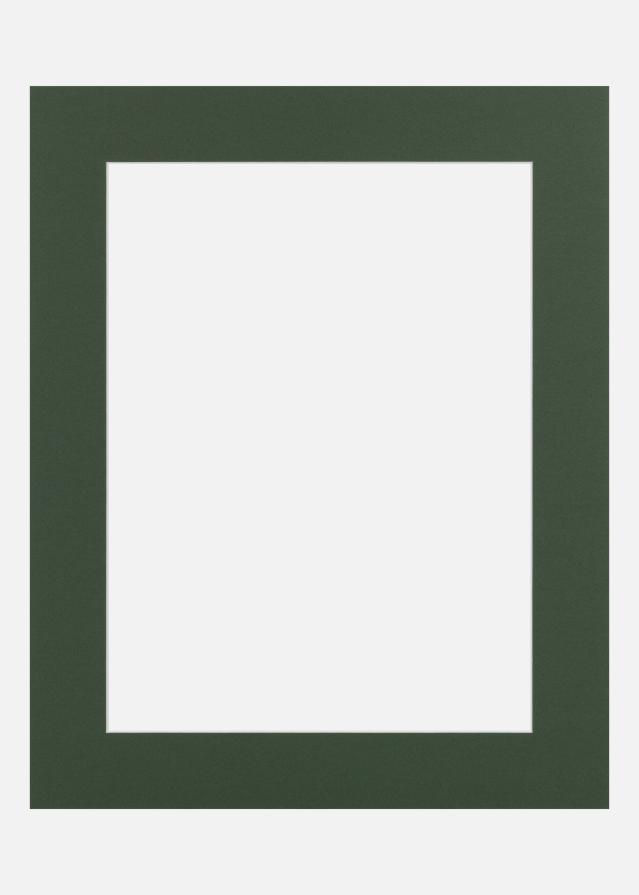 Passe-partout Forest Green (Bordo interno bianco) 24x30 cm (17x23)