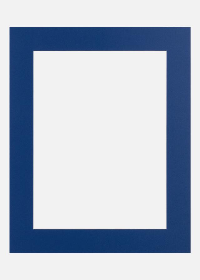 Passe-partout Flag Blue (Bordo interno bianco) 40x50 cm (28,7x41 - A3)