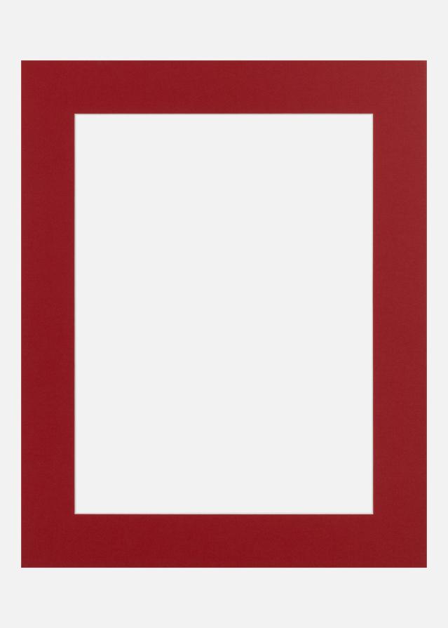 Passe-partout All American Red (Bordo interno bianco) 40x50 cm (28,7x41 - A3)
