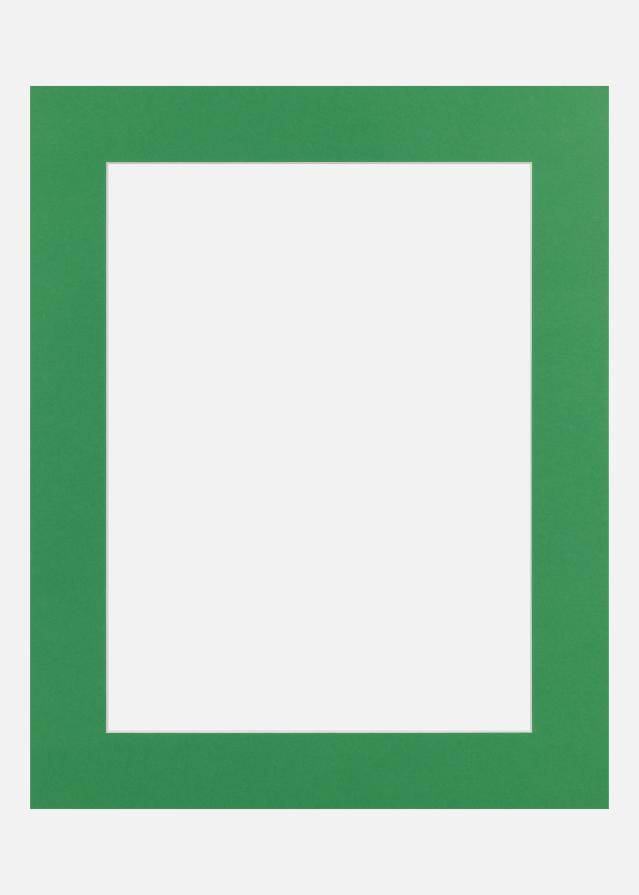Passe-partout Irish Green (Bordo interno bianco) 20x20 cm (14x14)