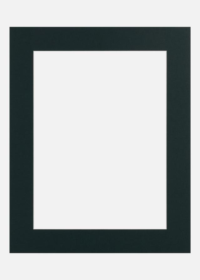 Passe-partout Midnight Green (Bordo interno bianco) 40x40 cm (29x29)