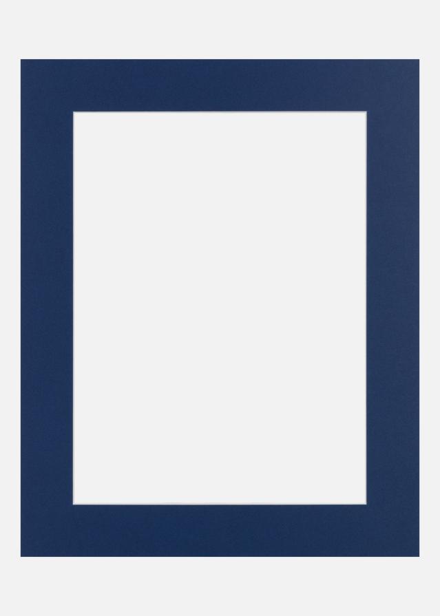 Passe-partout Royal Blue (Bordo interno bianco) 50x70 cm (41x58,4 - A2)