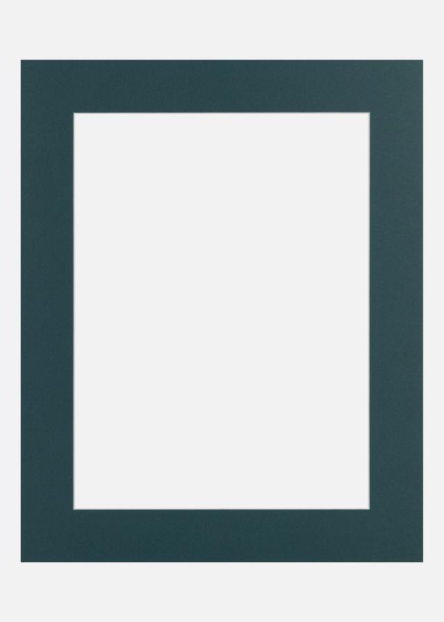 Passe-partout Real Teal (Bordo interno bianco) 50x70 cm (39x59)