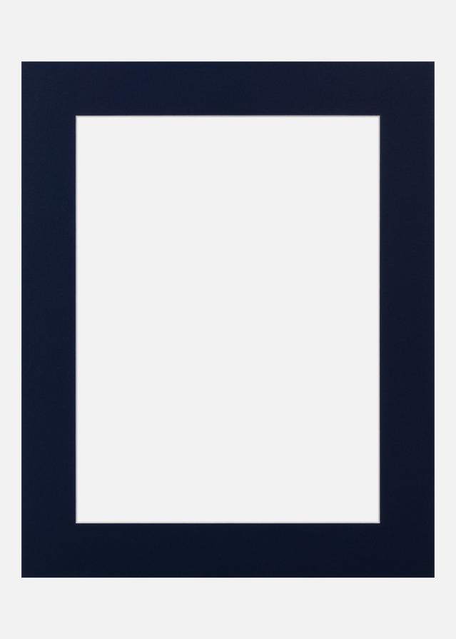 Passe-partout Deep Blue (Bordo interno bianco) 40x40 cm (29x29)