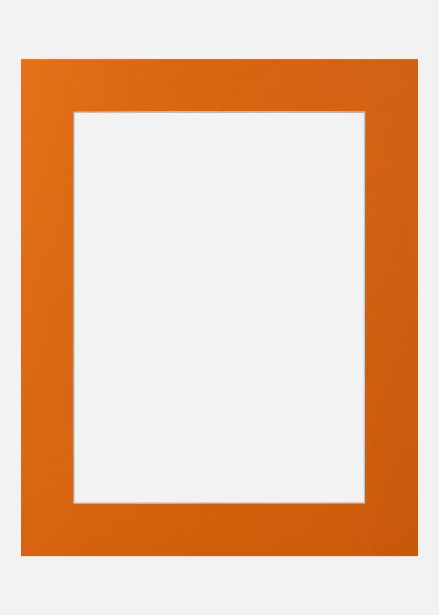Passe-partout Blaze Orange (Bordo interno bianco) 24x30 cm (17x23)