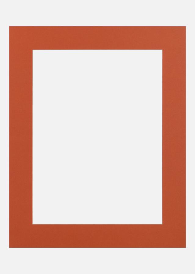 Passe-partout Burnt Orange (Bordo interno bianco) 15x20 cm (9x14)