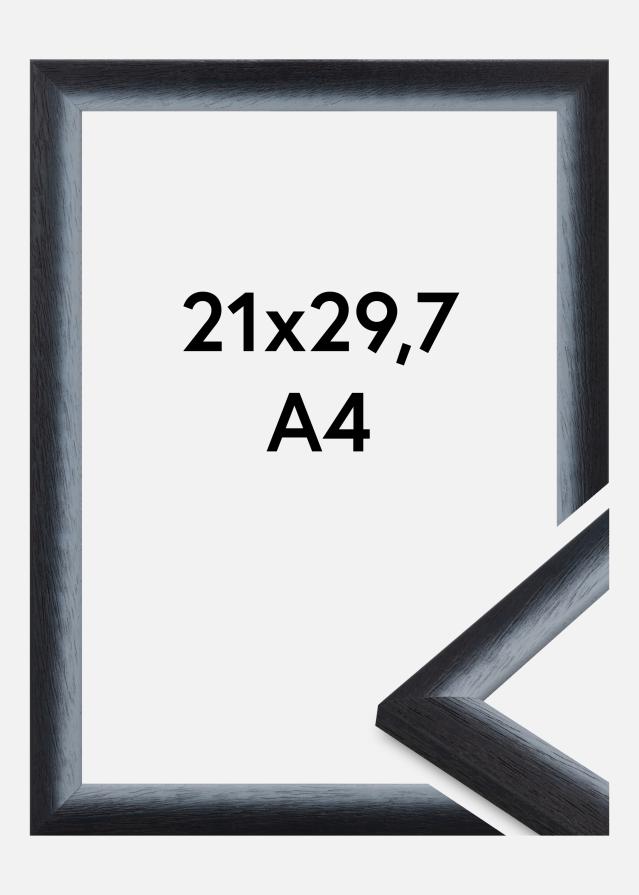 Cornice Cornwall Vetro acrilico Nero 21x29,7 cm (A4)