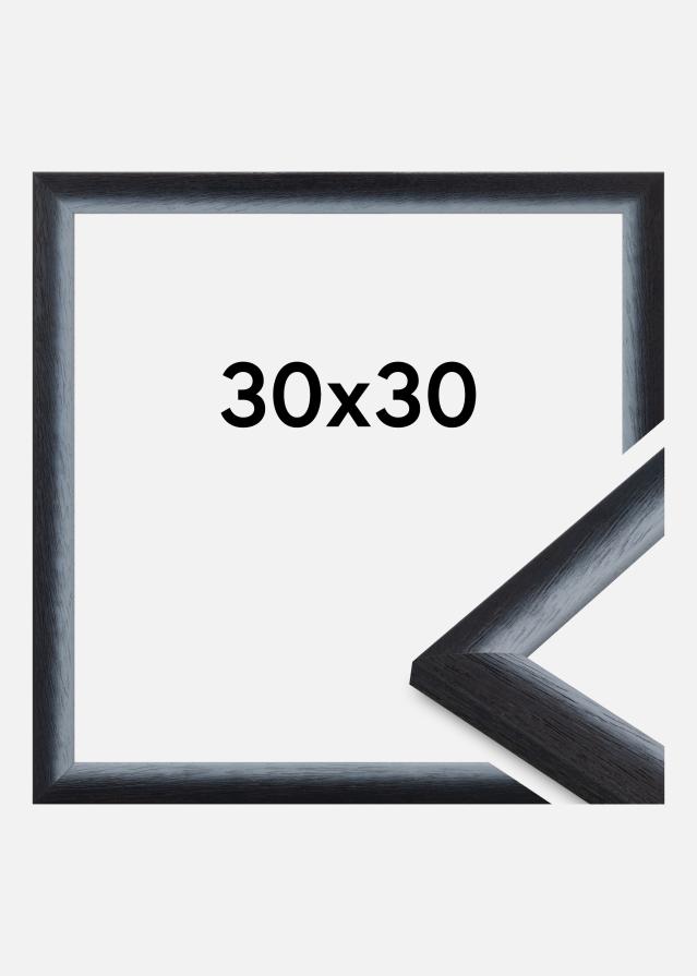 Cornice Cornwall Vetro acrilico Nero 30x30 cm