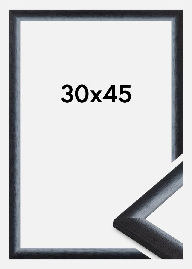 Cornice Cornwall Vetro acrilico Nero 30x45 cm