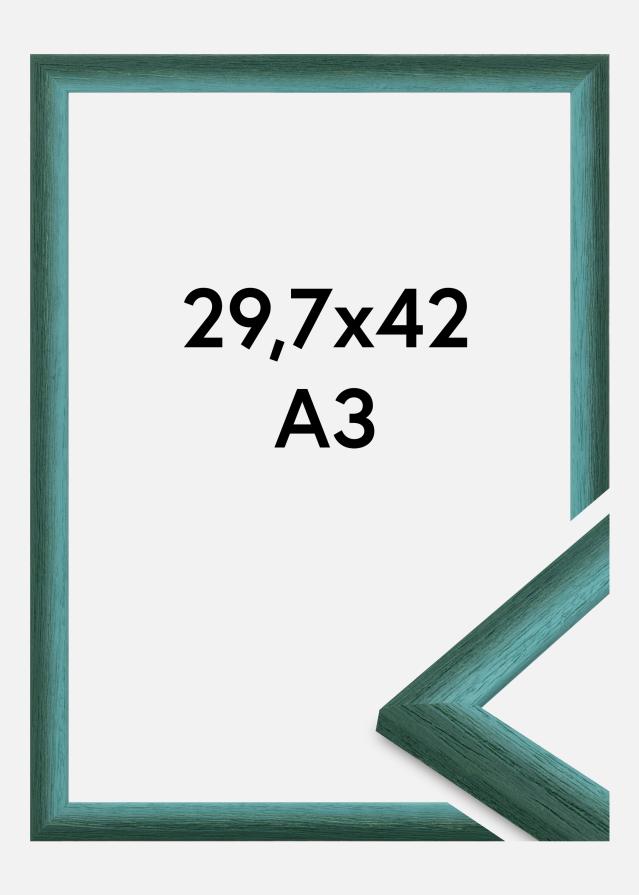 Cornice Cornwall Vetro acrilico Verde scuro 29,7x42 cm (A3)