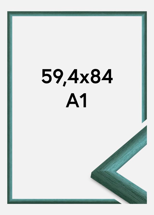 Cornice Cornwall Vetro acrilico Verde scuro 59,4x84,1 cm (A1)