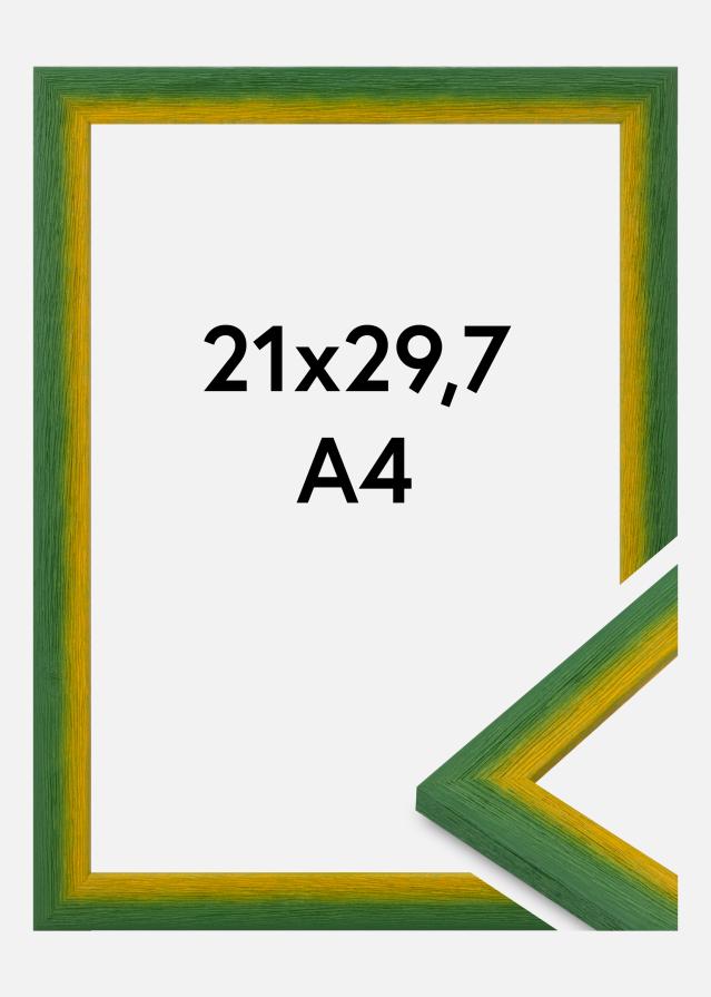 Cornice Cornwall Vetro acrilico Verde 21x29,7 cm (A4)