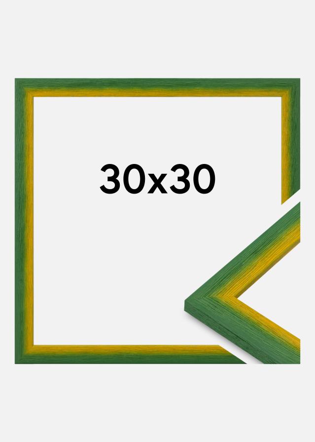 Cornice Cornwall Vetro acrilico Verde 30x30 cm