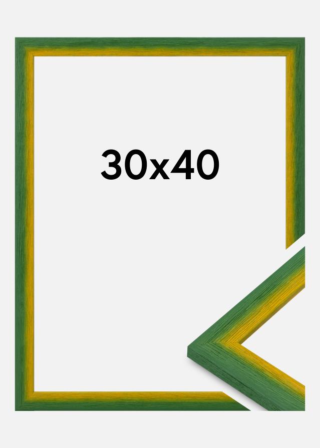Cornice Cornwall Vetro acrilico Verde 30x40 cm