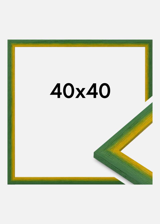 Cornice Cornwall Vetro acrilico Verde 40x40 cm