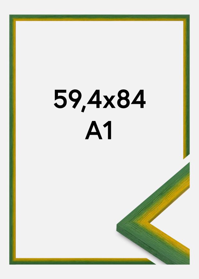 Cornice Cornwall Vetro acrilico Verde 59,4x84,1 cm (A1)