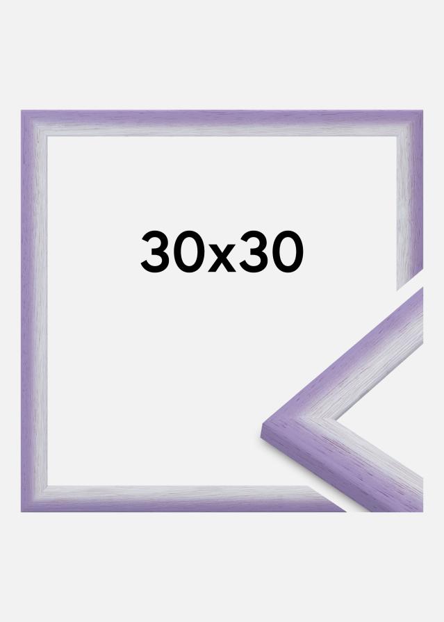Cornice Cornwall Vetro acrilico Lilla chiaro 30x30 cm