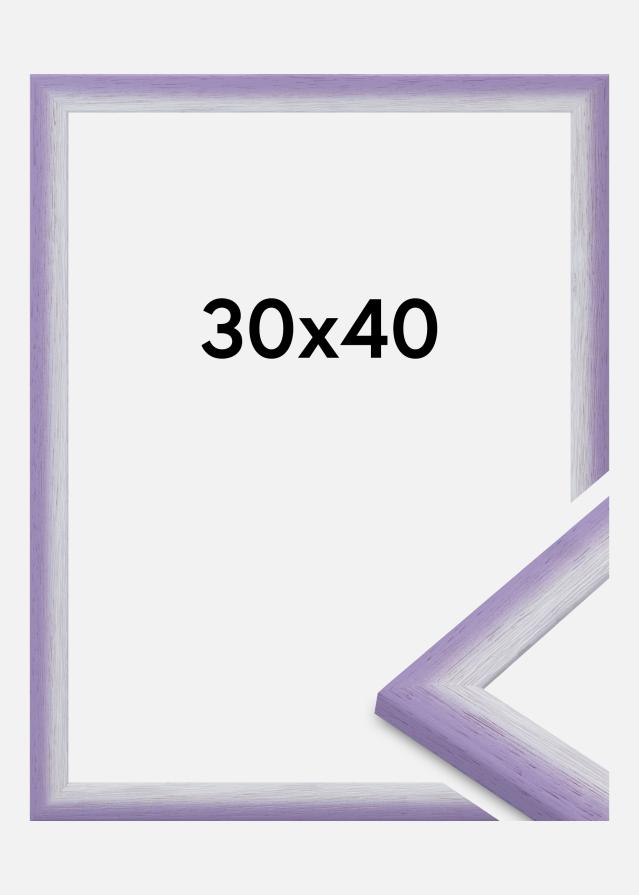 Cornice Cornwall Vetro acrilico Lilla chiaro 30x40 cm