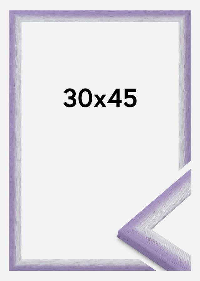 Cornice Cornwall Vetro acrilico Lilla chiaro 30x45 cm