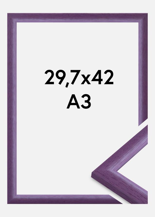 Cornice Cornwall Vetro acrilico Lilla 29,7x42 cm (A3)