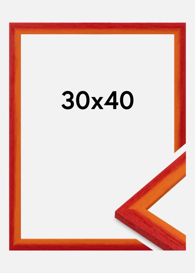 Cornice Cornwall Vetro acrilico Rosso 30x40 cm