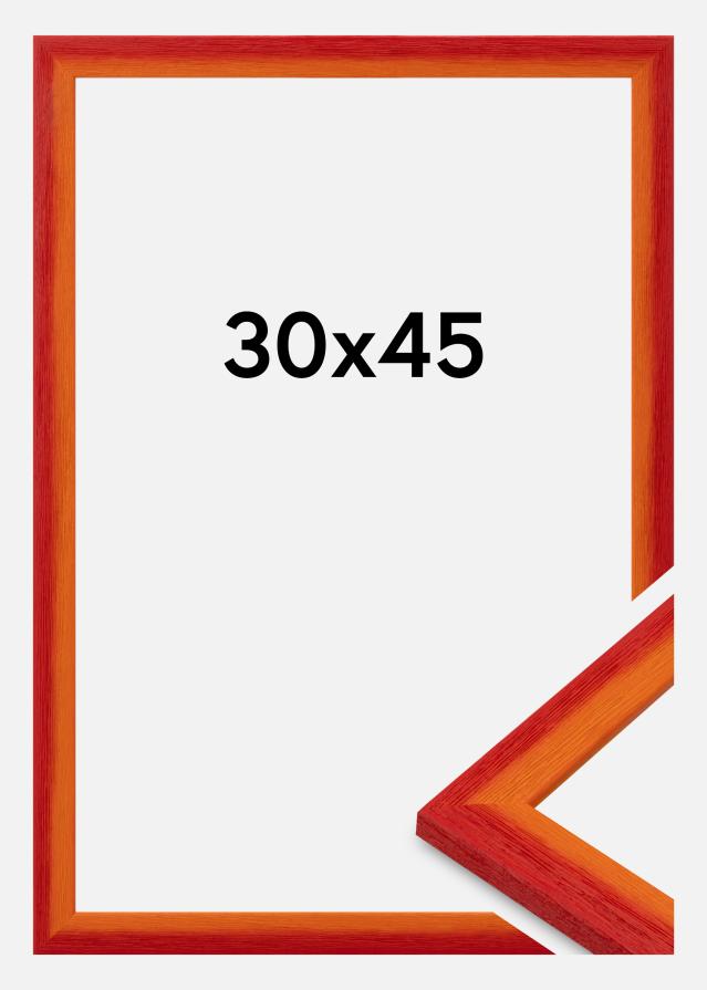 Cornice Cornwall Vetro acrilico Rosso 30x45 cm