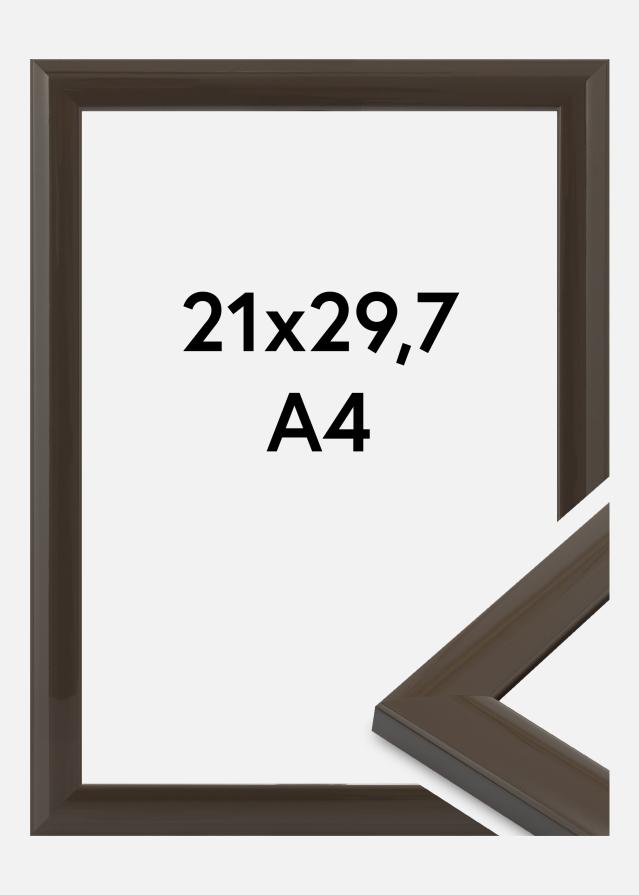 Cornice Dorset Vetro acrilico Grigio scuro 21x29,7 cm (A4)