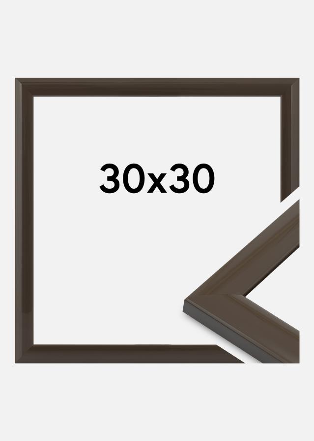 Cornice Dorset Vetro acrilico grigio scuro 30x30 cm