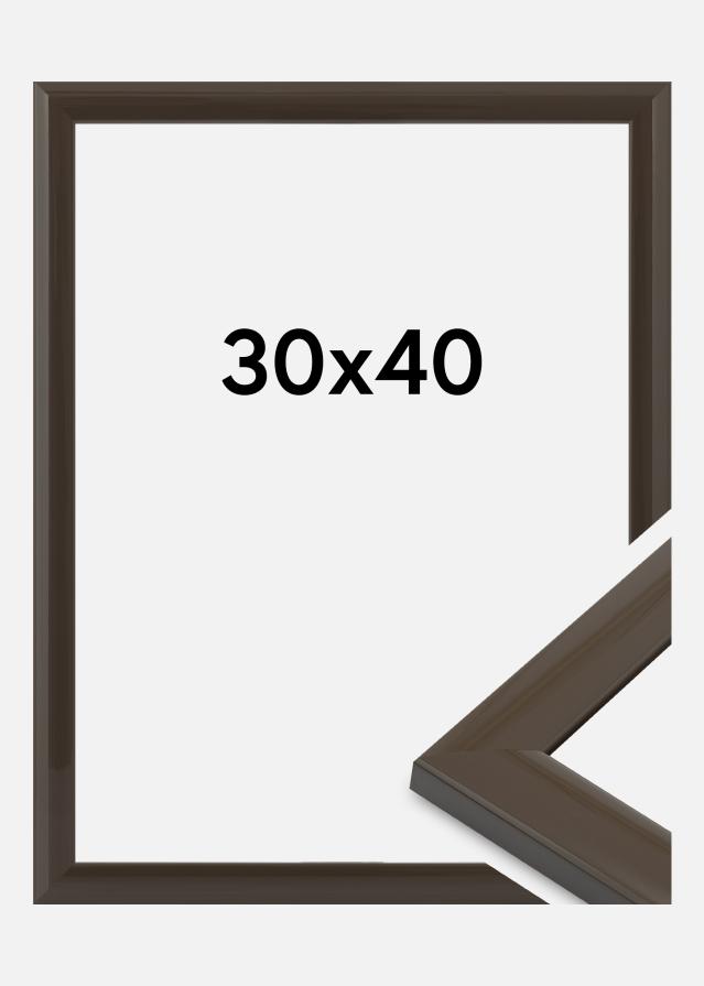 Cornice Dorset Vetro acrilico grigio scuro 30x40 cm