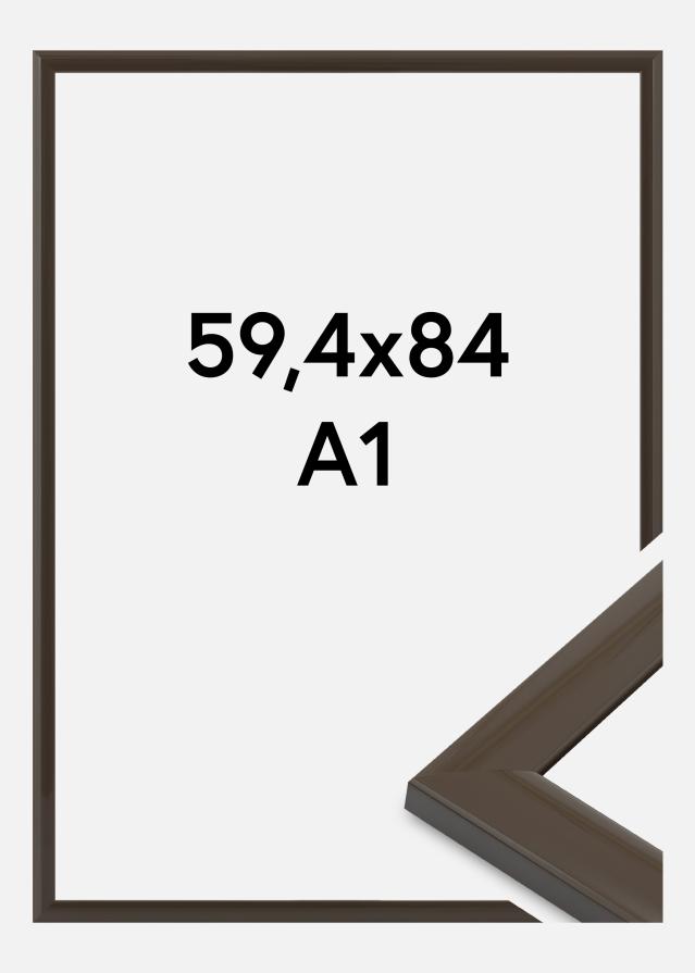 Cornice Dorset Vetro acrilico Grigio scuro 59,4x84,1 cm (A1)