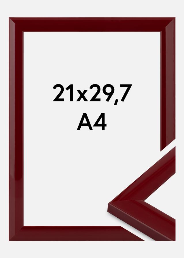 Cornice Dorset Vetro acrilico Rosso scuro 21x29,7 cm (A4)