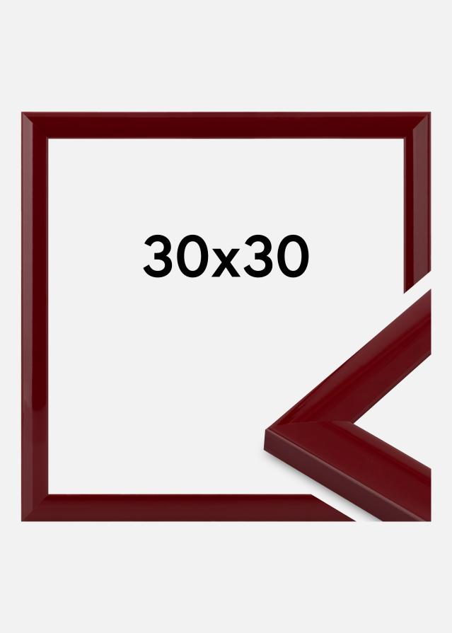 Cornice Dorset Vetro acrilico Rosso scuro 30x30 cm