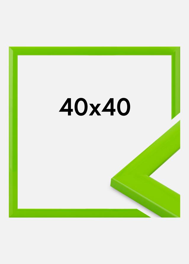 Cornice Dorset Vetro acrilico Verde chiaro 40x40 cm